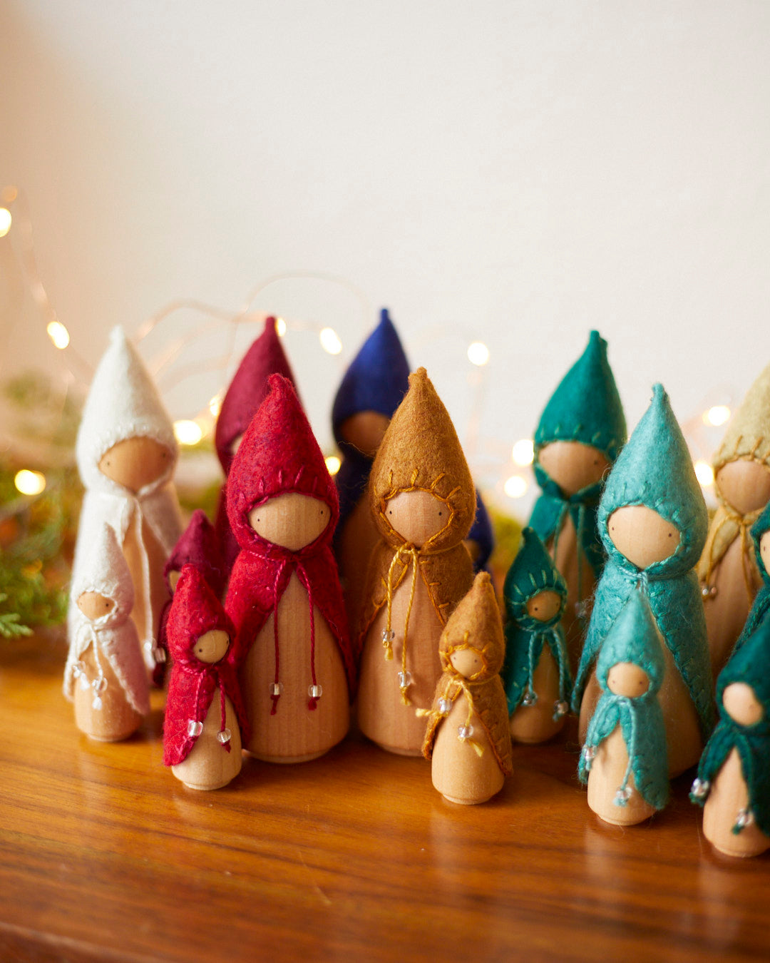 Hollyberry Red Wooden Gnome