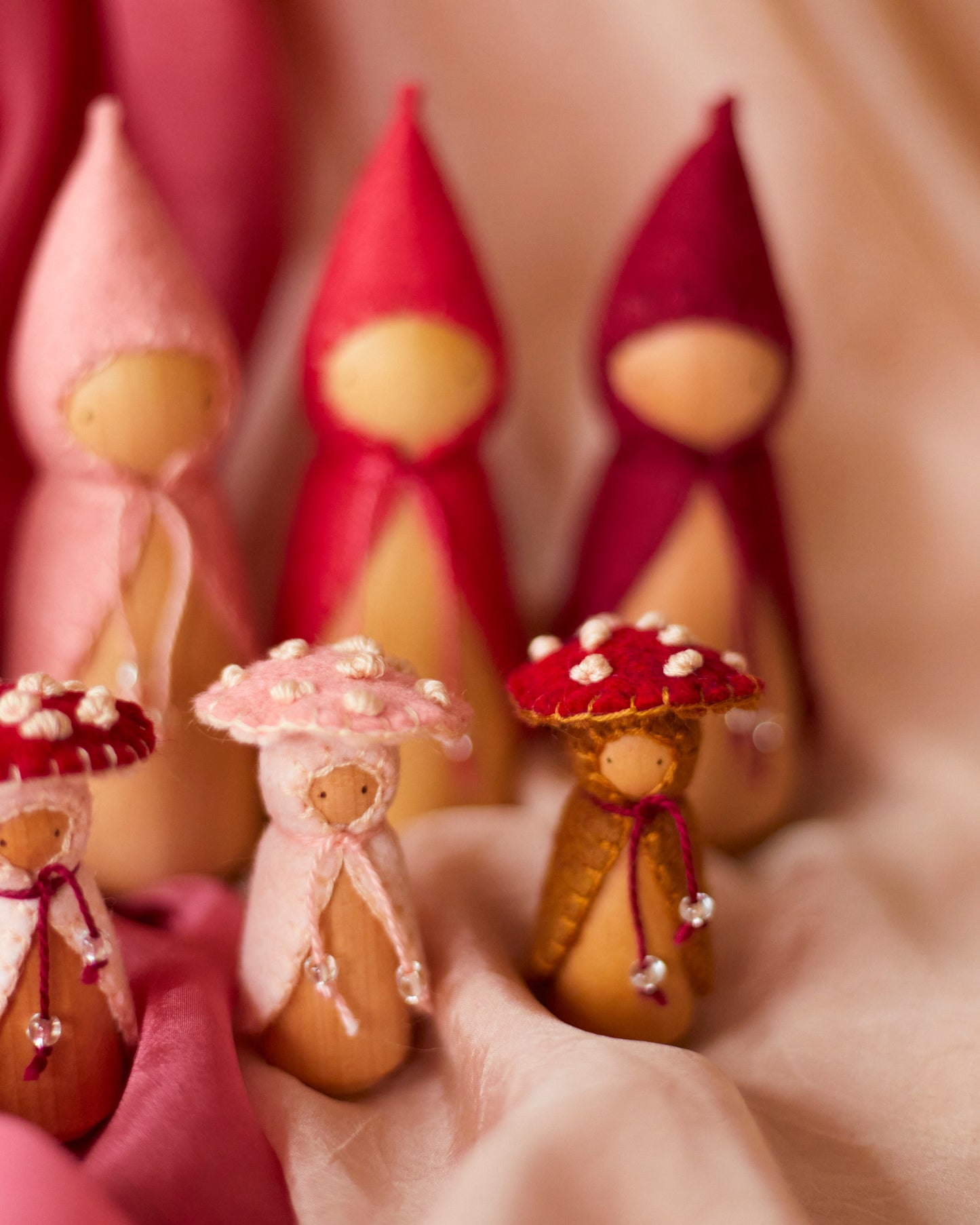 Brown Mini Mushroom Gnome