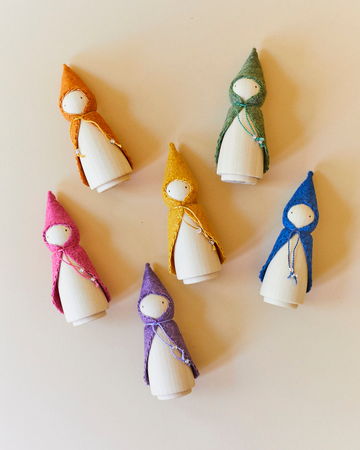Purple Wooden Gnome