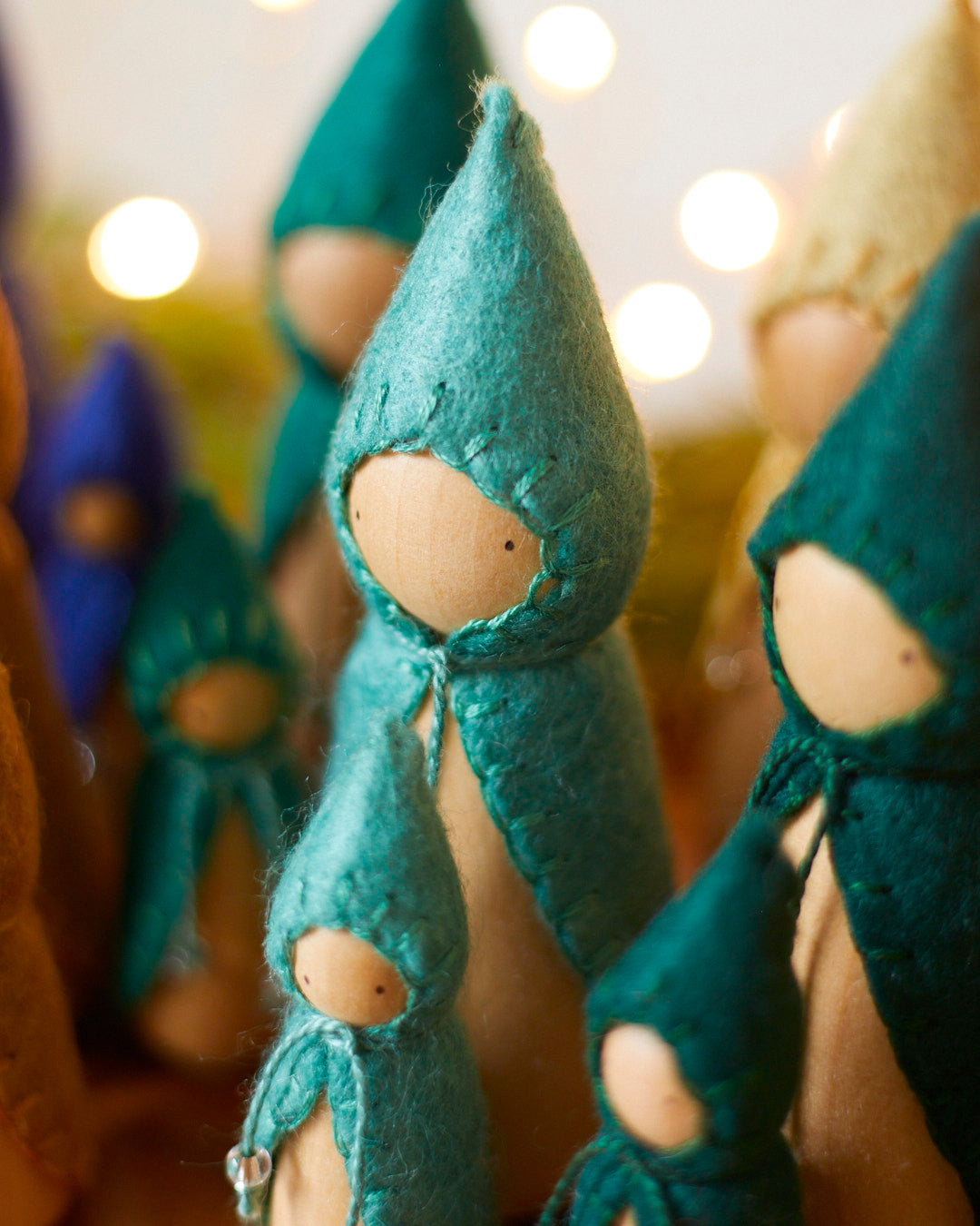 Blue Spruce Wooden Gnome
