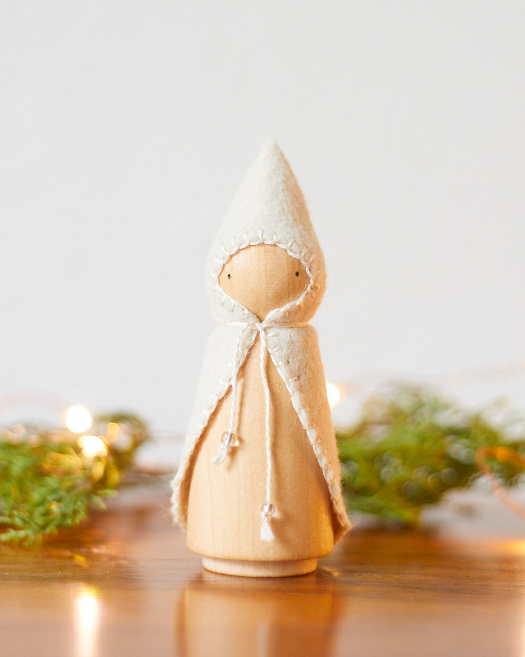 White Wooden Gnome
