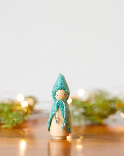 Mini Blue Spruce Wooden Gnome