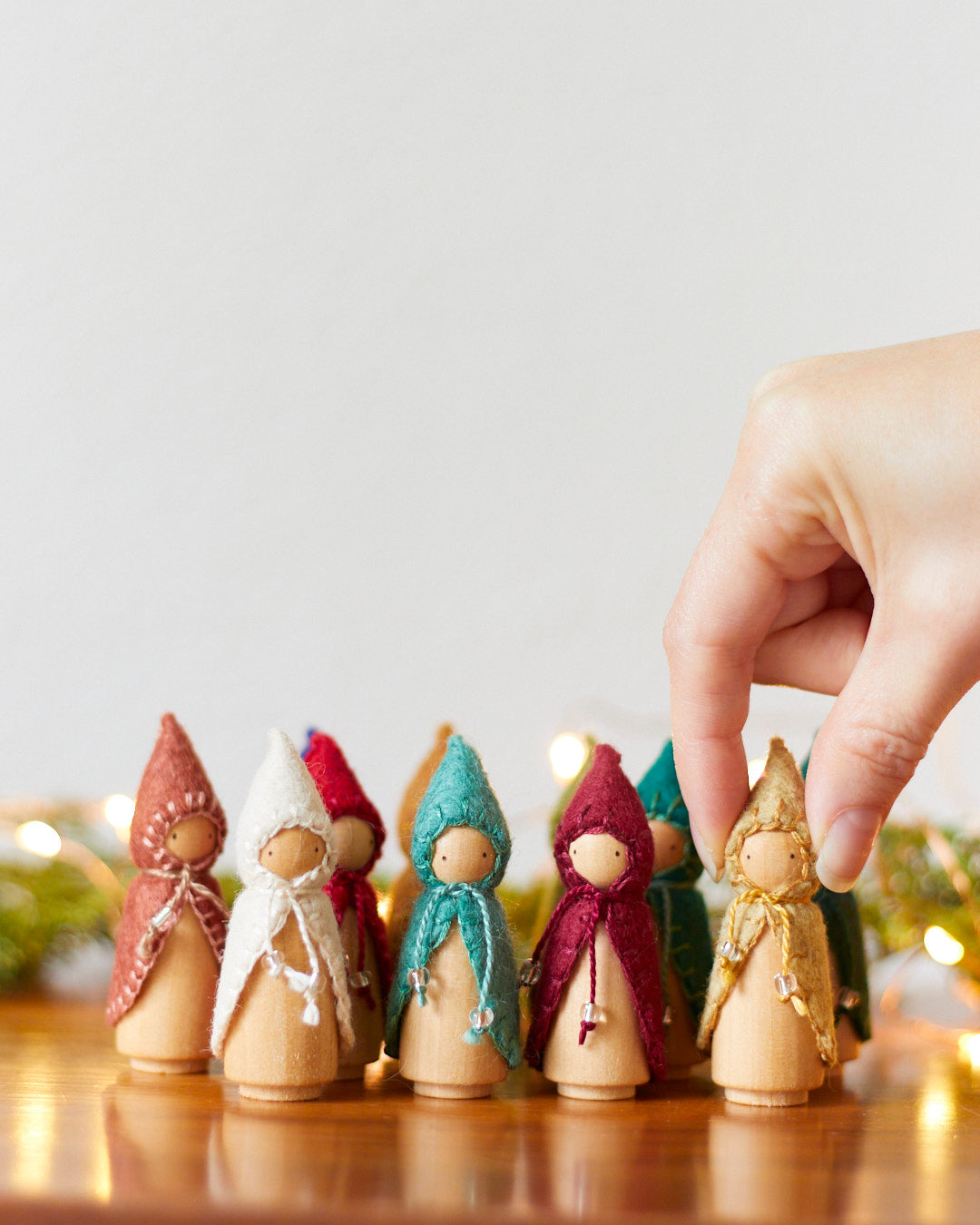 Mini Star Yellow Wooden Gnome