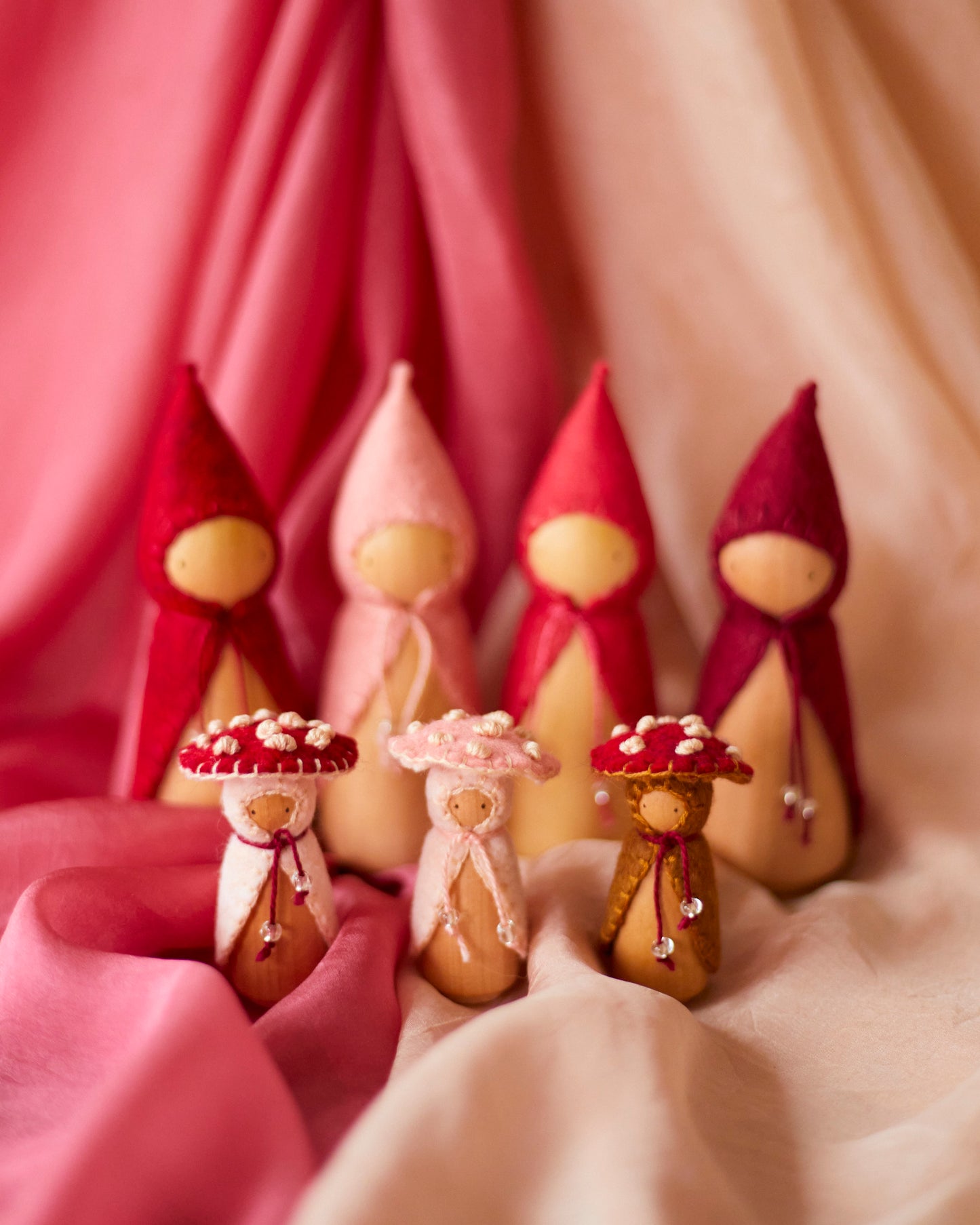 Brown Mini Mushroom Gnome