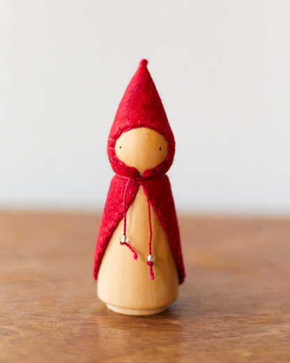 Hollyberry Red Wooden Gnome