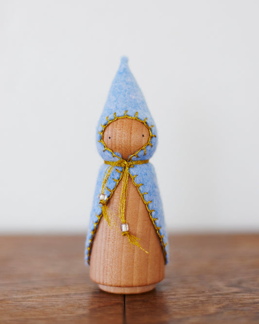 Blue Sparkle Gnome