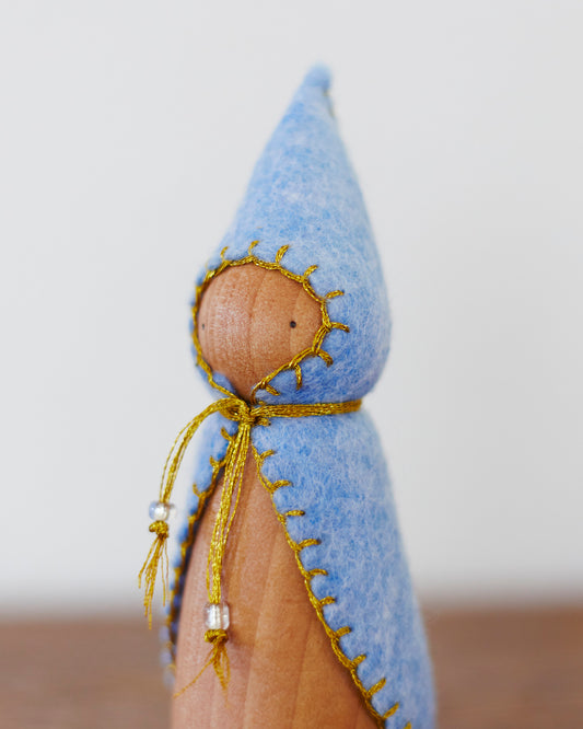 Blue Sparkle Gnome